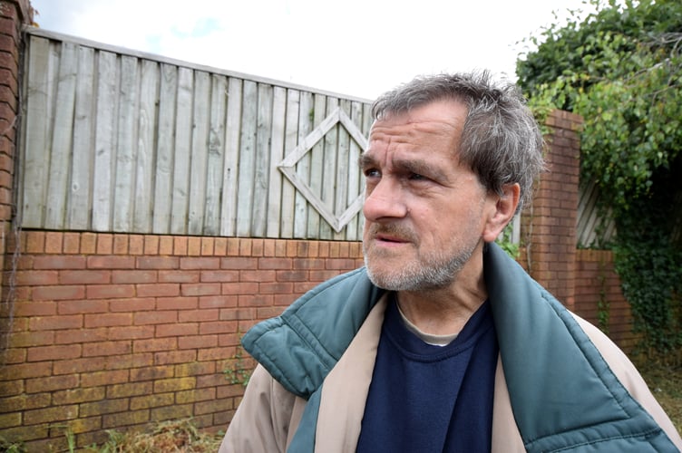 Mark lives behind Morrison's store in Aberystwyth