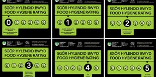 Gwynedd food hygiene ratings: top and bottom scores