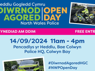 North Wales Police will open doors to public next month