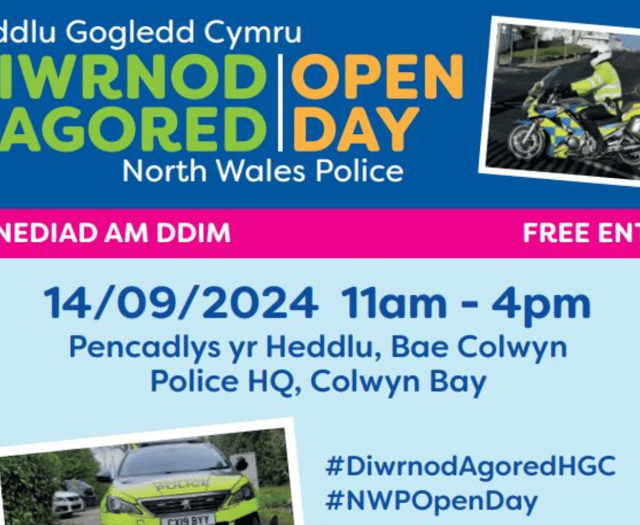 North Wales Police will open doors to public next month