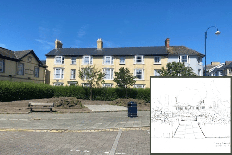 Aberystwyth queens garden