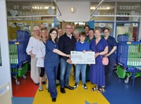 Cyclists raise £10,000 for Aberystwyth children’s ward