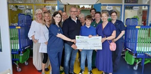Cyclists raise £10,000 for Aberystwyth children’s ward