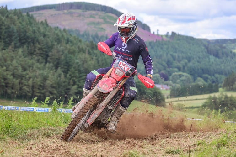 World Champion Steve Holcolme Honda will be hoping to lift the silverware in Rhayader on Sunday evening after what promises to be some tough riding ahead in the forest checks around Rhayader