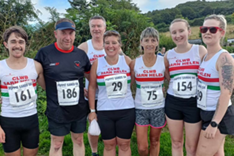 Competitors at the second race in the Poppit Sands 5K Series