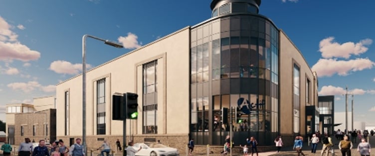 A new health and wellbeing hub is being developed at Carmarthen's former Debenhams store