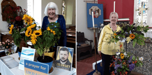 Flowers fill church for annual festival