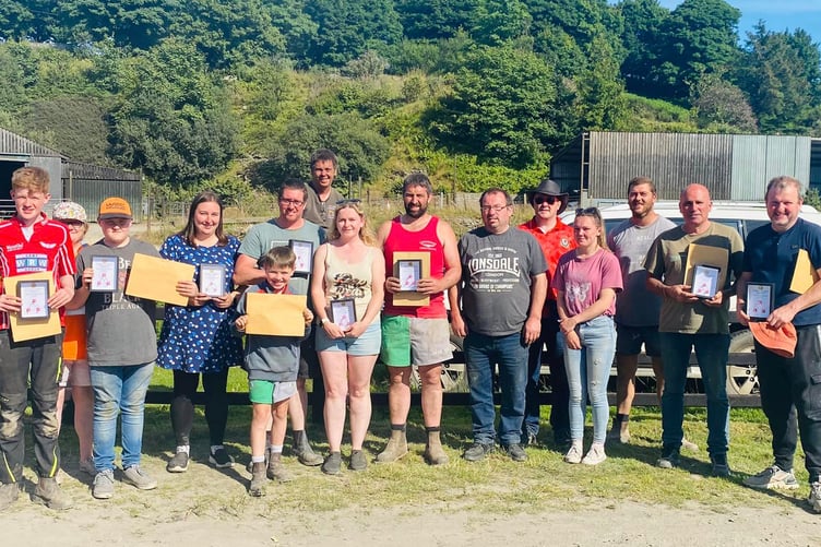 Competitors at Teifi Valley Motor Club's Autotest