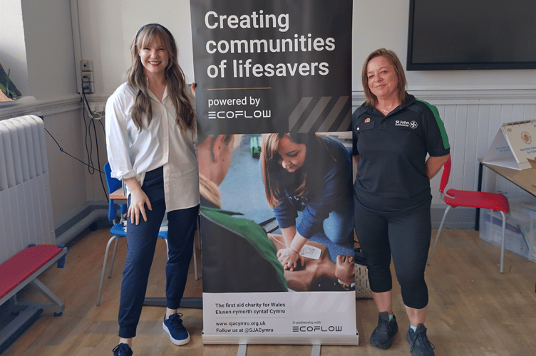 The first of the sponsored demonstration sessions took place recently at Glanhowy School in Tredegar