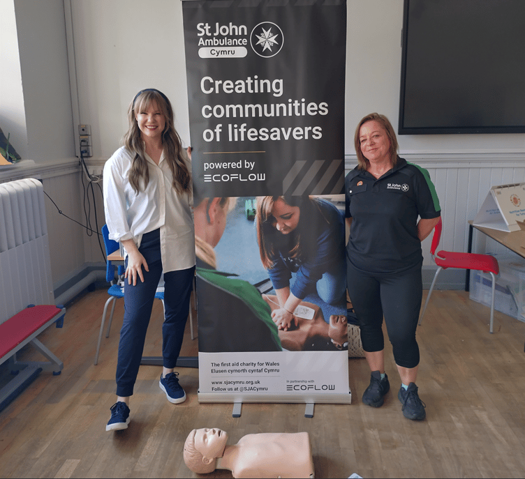 The first of the sponsored demonstration sessions took place recently at Glanhowy School in Tredegar