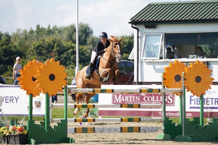 Katy Meredith on her new ride Knockroe Little Clover
