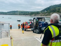 Busy day for New Quay lifeboat crew