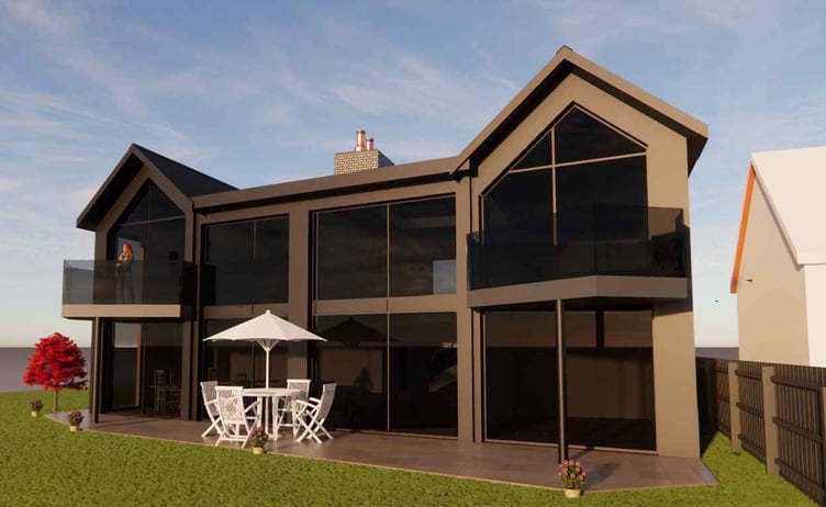 Amendments to plans for ‘The Beach House,’ Cae Dolwen, Aberporth have been backed by Ceredigion planners