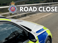 Llanwnnen road closed following collision