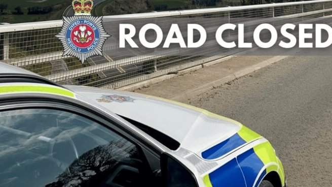 Llanwnnen road closed following collision | cambrian-news.co.uk