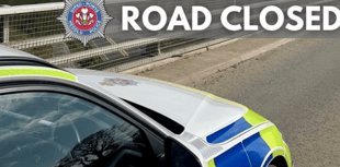 Llanwnnen road closed following collision