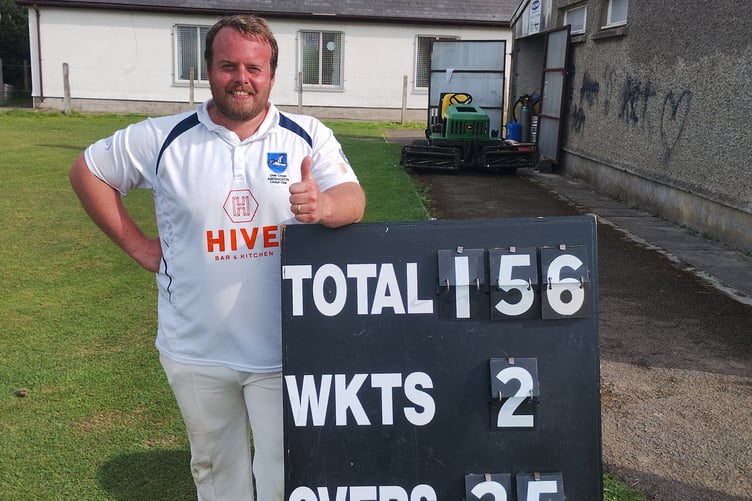 Player of the match, Ted Trewella
