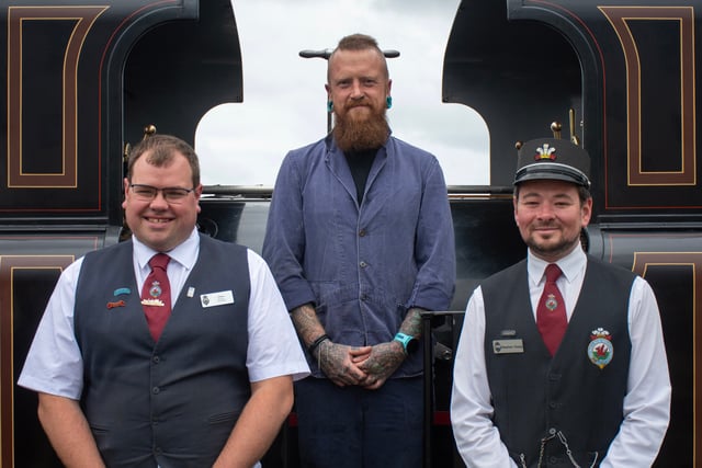 Trio clock up quarter of a century on the Ffestiniog railway
