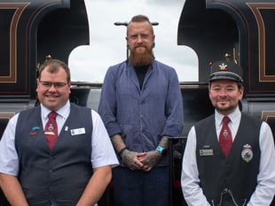 Trio clock up quarter of a century on the Ffestiniog railway