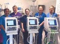 Bronglais benefits from ventilators worth over £120,000