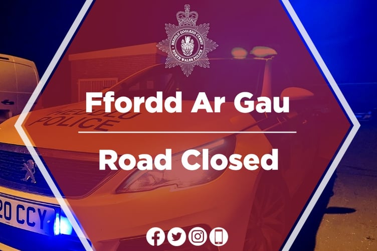 North Wales Police are asking people to avoid the area