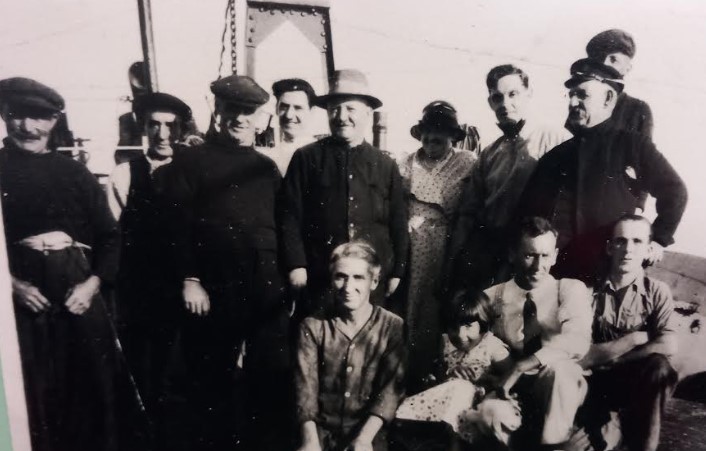 People aboard the SS Florence Cooke in about 1930. Image courtesy of Porthmadog Maritime Museum
