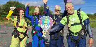 Former teacher hopes pupils will donate to parachute jump fundraiser
