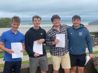 Ysgol Gyfun Aberaeron pupils celebrate incredible A level results
