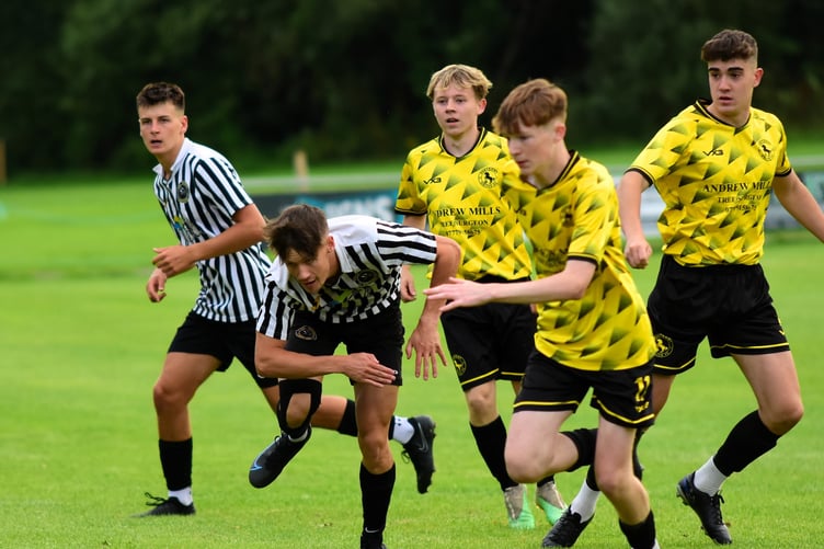 Bow Street Reserves put visitors Penybont to the sword at Cae Piod on Friday evening (Photo: Bev Hemmings)
