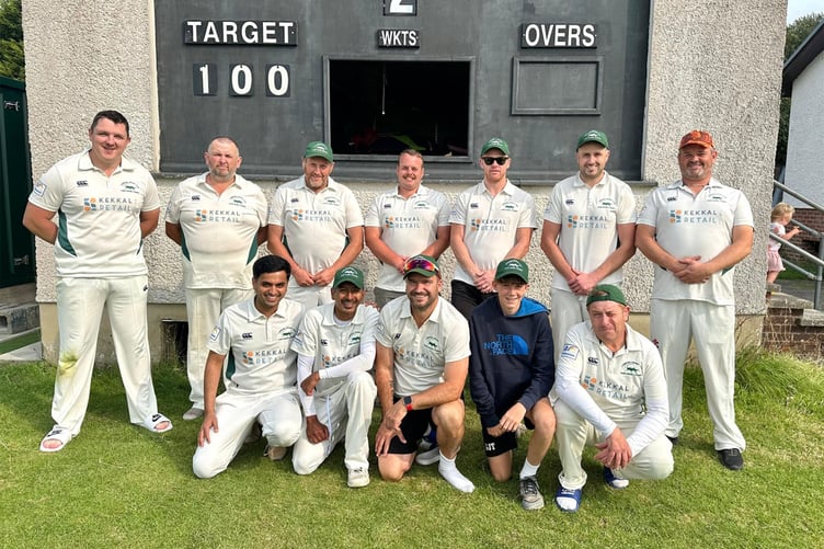 Lampeter secured a comfortable victory against a strong Rachel’s Talybont XI