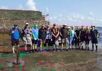 Madoc Yacht Club rowers take Celtic longboats to Fort Belan