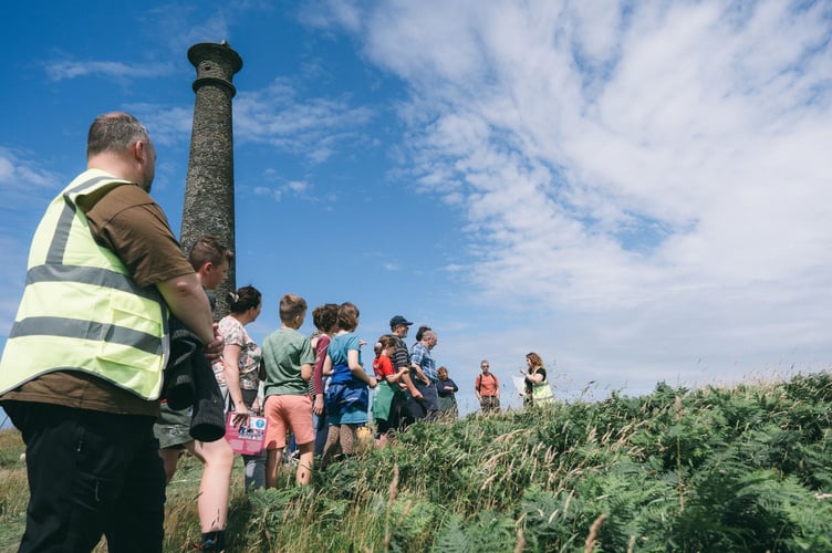 On top of Pendinas hillfort. Photo: Crown Copyright: RCAHMW