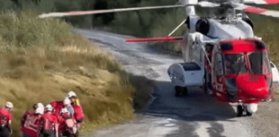 Teenager airlifted from Dyfi Bike Park