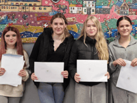 Ysgol Henry Richard celebrates exam success