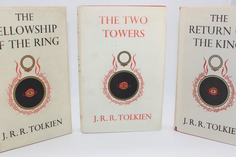 A rare collection of Tolkien books by collector Mark Faith