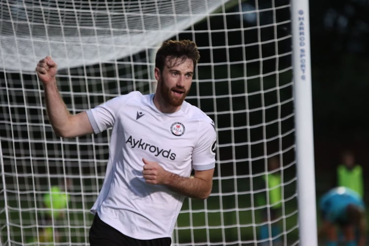 George Newell bagged a brace for Bala against visitors Flint Town United