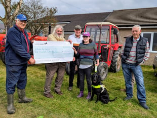 Llanbrynmair guide dog steals the show
