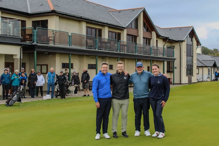 Pictured L to R: Jack Shelley, Tomos Jones, Peter Baker and Isobel Kelly