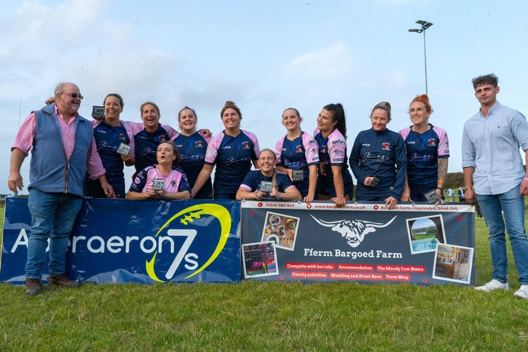Carmarthen Warriors won the ladies' competition