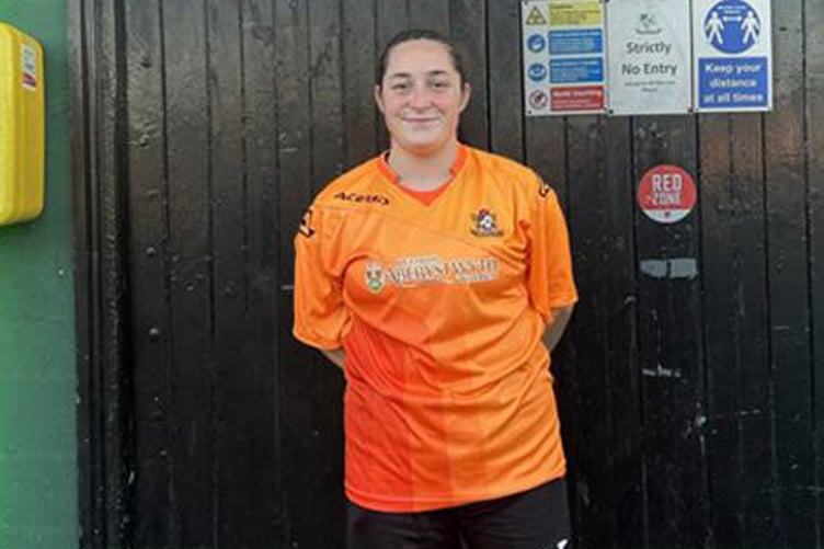Aberystwyth Town Women's new goalkeeper signing Chelsea Herbert