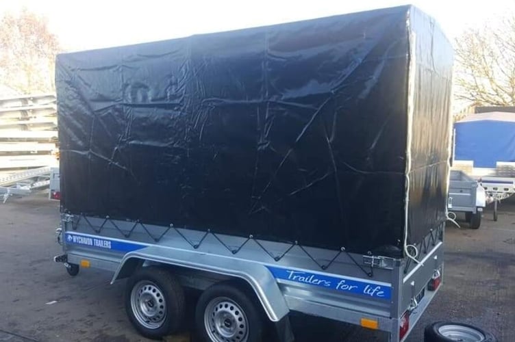NWP Gwynedd South have released this picture of the stolen trailer