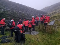 Aberglaslyn Mountain Rescue Team's busy period of rescues