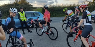 Caron and Lois win Clarach Hill Climb time trial