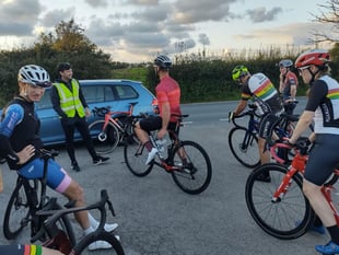 Caron and Lois win Clarach Hill Climb time trial