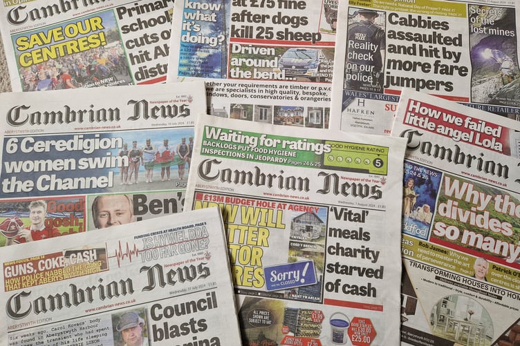 Last year, Cambrian News won the Newspaper of the Year award and is looking to retain its title come November.