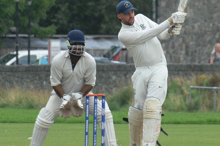 Dave Jenkins made 39 for Dolgellau 2nds (Photo: Rod Davies)