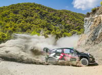 Elfyn Evans suffers difficult time at Acropolis Rally