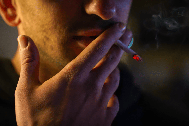 Smoking stock image