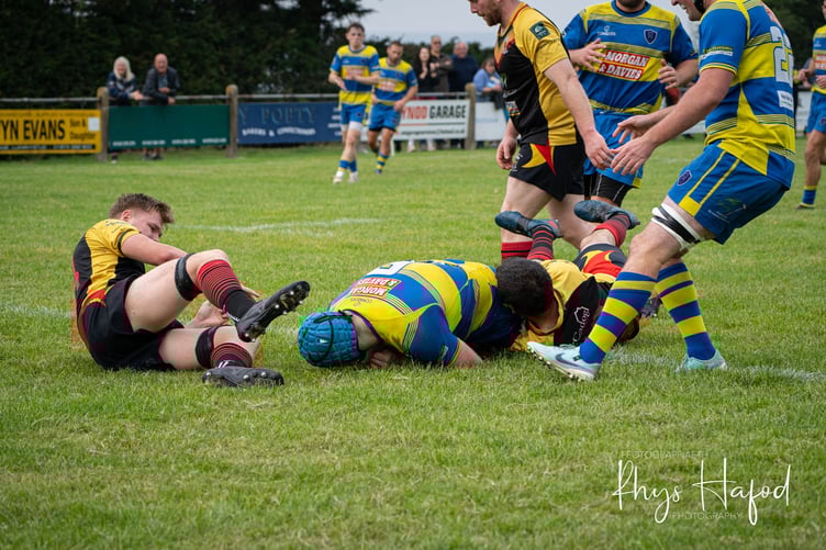 Aberaeron were comfortable winners against Llangadog
