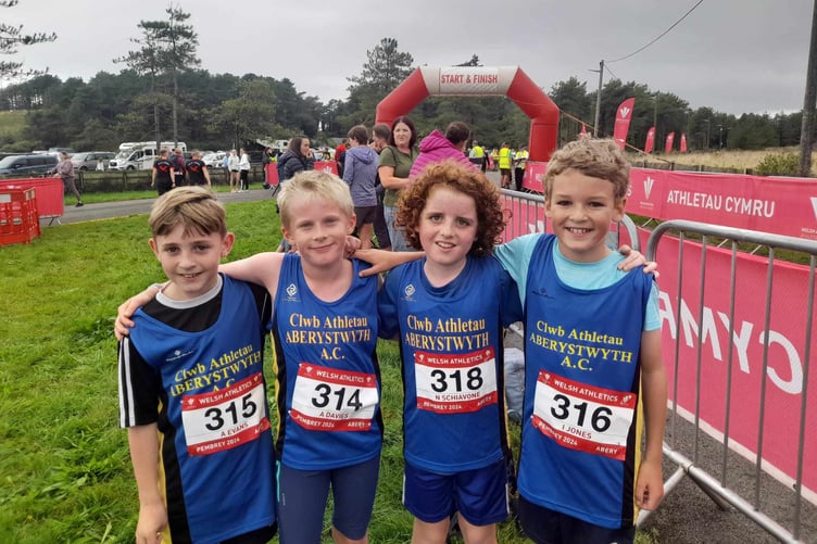 Axil, Aled, Now and Ifan - boys primary team